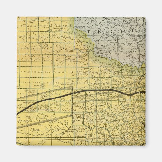 州テキサス州2 マグネット (正面)