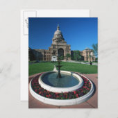 「州テキサス州・オースティン議事堂」 ポストカード (正面/裏面)