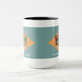 州デラウェア州旗 マグカップ (中央)