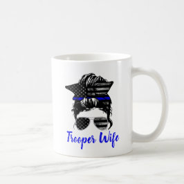 州トルーパーハイウェイパトロールメッシーブンワイフ コーヒーマグカップ