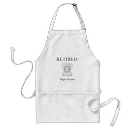 州トルーパーパーソナライズされたリタイアエプロン スタンダードエプロン