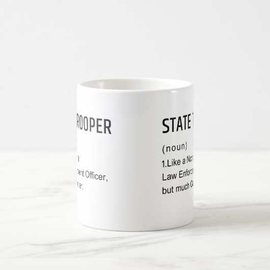 州トルーパーマグ通常の法執行力のようなギフト コーヒーマグカップ (中央)
