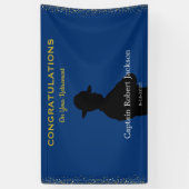 州トルーパー高速道路パトロール退職旗 横断幕 (縦)