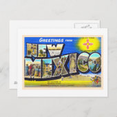 州ニューメキシコNMラージレター2 ポストカード (正面/裏面)