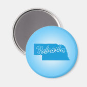 州ネブラスカ磁石 マグネット (正面/裏面)