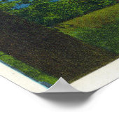 州ハイウィシーシーニックビューオブオワスコレイク ポスター (角)