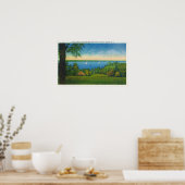 州ハイウィシーシーニックビューオブオワスコレイク ポスター (キッチン)