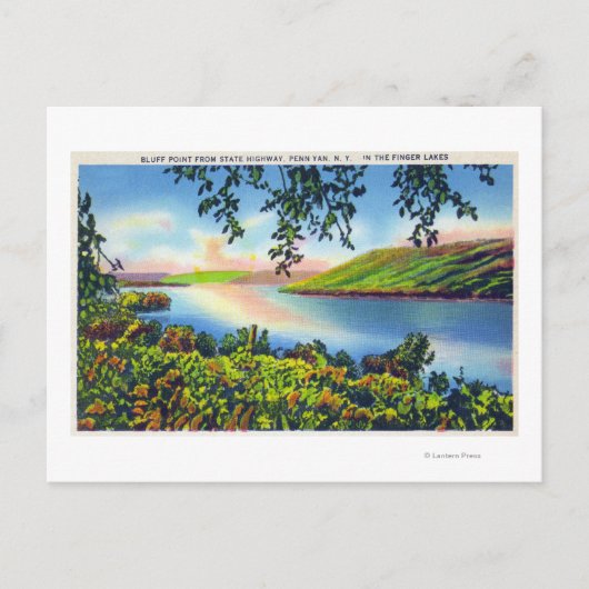 州ハイヴィーな青いポイントのビュー ポストカード (正面)