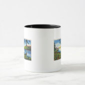 州ハイヴィーな青いポイントのビュー マグカップ (中央)