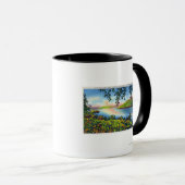 州ハイヴィーな青いポイントのビュー マグカップ (正面右)