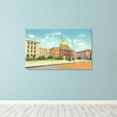 州ハウスオンビーコンの外観 キャンバスプリント (インサイチュ (ウッドフロア))