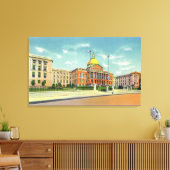 州ハウスオンビーコンの外観 キャンバスプリント (インサイチュ (リビング))