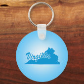 州バージニア キーホルダー (正面)