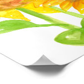 州バードオブカンザスメドウラルクサンフラワー ポスター (角)