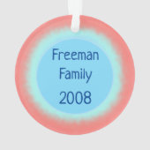 州バードオブテキサス州 オーナメント (裏面)