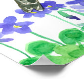 州バードオブニュージャージーイースタンゴールドフィンチ ポスター (角)