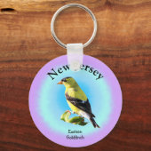 州バードオブニュージャージー キーホルダー (正面)
