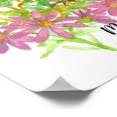 州バードオブモンタナメドウラルクビタールートフラワー ポスター (角)