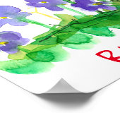 州バードオブロードアイランドレッドヘンチキンバイオリッツ ポスター (角)