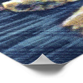 州パークインディアン像 ポスター (角)