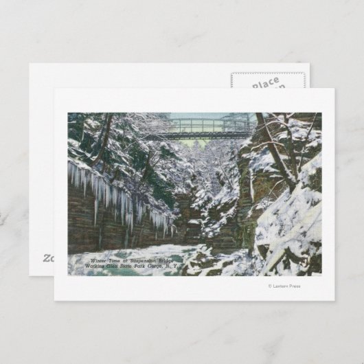 州パークゴージサスペンションブリッジビューイン ポストカード (正面/裏面)