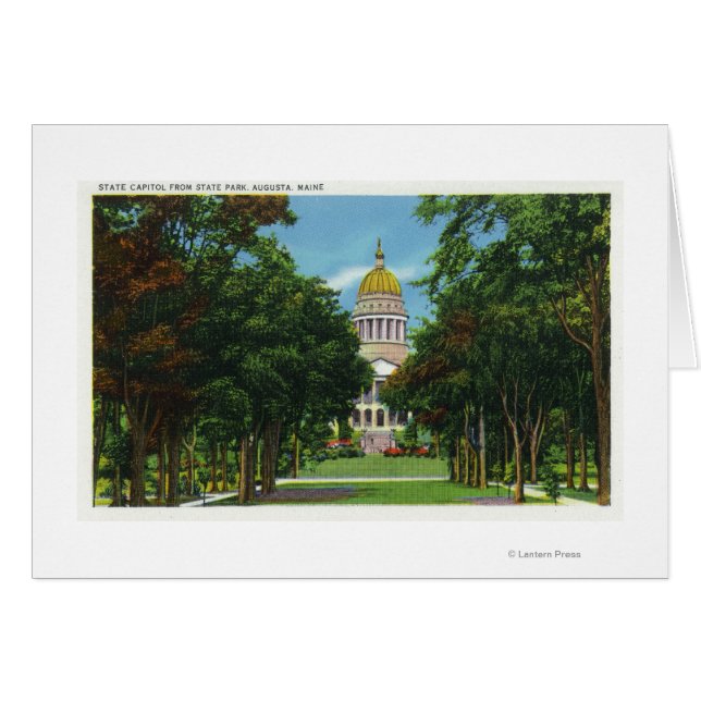 州パークビューオブザ州キャピトル建物 (正面横)