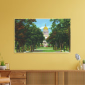 州パークビューオブザ州キャピトル建物 キャンバスプリント (インサイチュ (リビング))