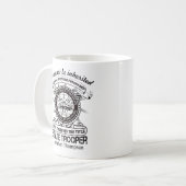 州パーソナライズされたトルーパー評価 コーヒーマグカップ (正面左)