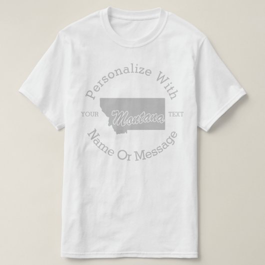 州パーソナライズされたTシャツ Tシャツ (デザイン正面)