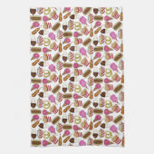 州フェアカーニバルフードナチョスコットンキャンディ キッチンタオル (縦)