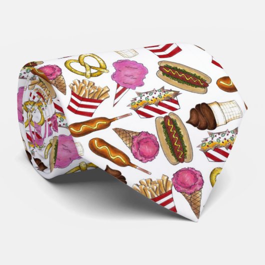 州フェアカーニバルフードナチョスコットンキャンディ ネクタイ (ロール)