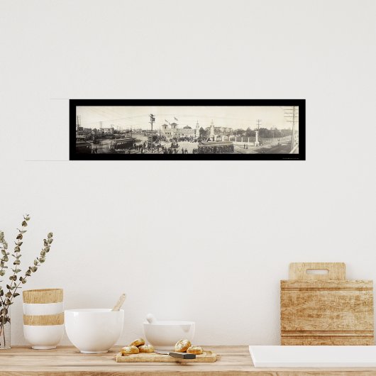 州フェアDallas TX写真1908 ポスター (キッチン)