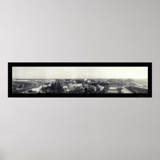 州フェアSt Paul MN写真1909 ポスター (正面)