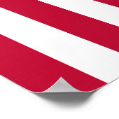 州フラグの正しい垂直統一された表示 ポスター (角)