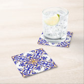 州フランスのの スクエアペーパーコースター (インサイチュ)