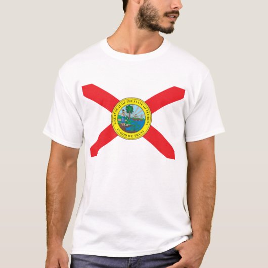 州フロリダ州旗 Tシャツ (正面)