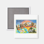 州フロリダFLオールドヴィンテージ旅行記念品 マグネット (正面/裏面)