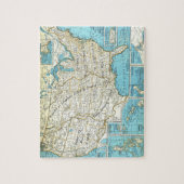 州マップの領統一された域取得 ジグソーパズル (縦)