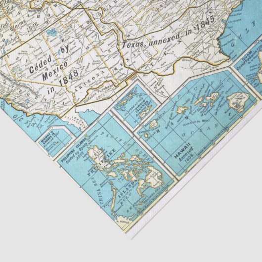 州マップの領統一された域取得 薄葉紙 (詳細)