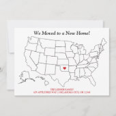 州マ統一されたップ新しいホーム移動 案内状 (正面)