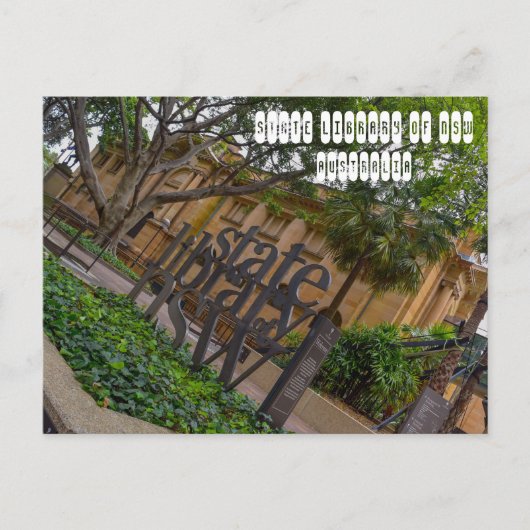 州ライブラリNSW in Sydney Australia ポストカード (正面)