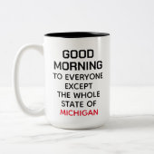 州以外の皆さんおはよう ツートーンマグカップ (左)