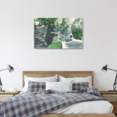 州公園入口トンネルと歩道橋 キャンバスプリント (インサイチュ (寝室))