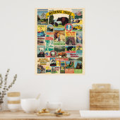 州内の国立公園の一統一された覧 ポスター (キッチン)