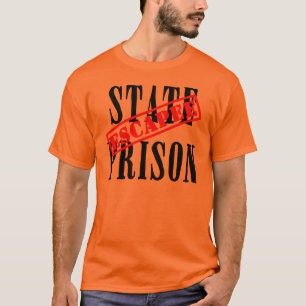 州刑務所の逃亡者のハロウィンのTシャツ Tシャツ