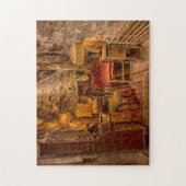 州刑務所フィラデルフィア・アル・カポネの細胞。 ジグソーパズル (縦)