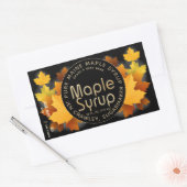 州名とSugarmaker（バッチおよび日付） 長方形シール (封筒)