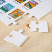 州名簿ヴィンテージ統一されたの国立公園 ジグソーパズル (側面)