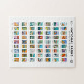 州名簿ヴィンテージ統一されたの国立公園 ジグソーパズル (横)