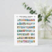 州名簿ヴィンテージ統一されたの国立公園 ポストカード (スタンド正面)